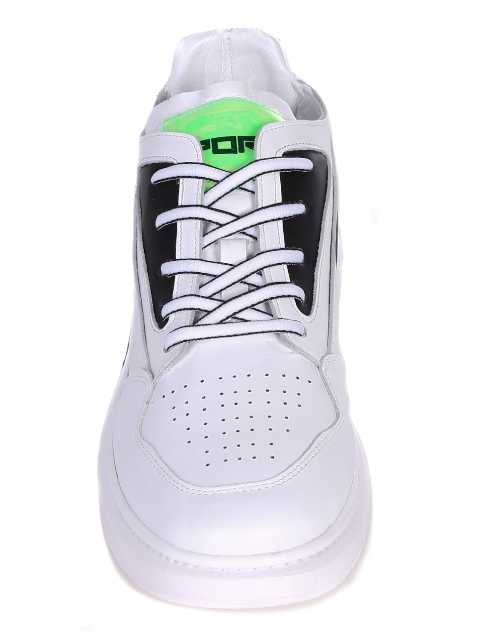 Ежедневни мъжки обувки от естествена кожа 7AT-21292 white