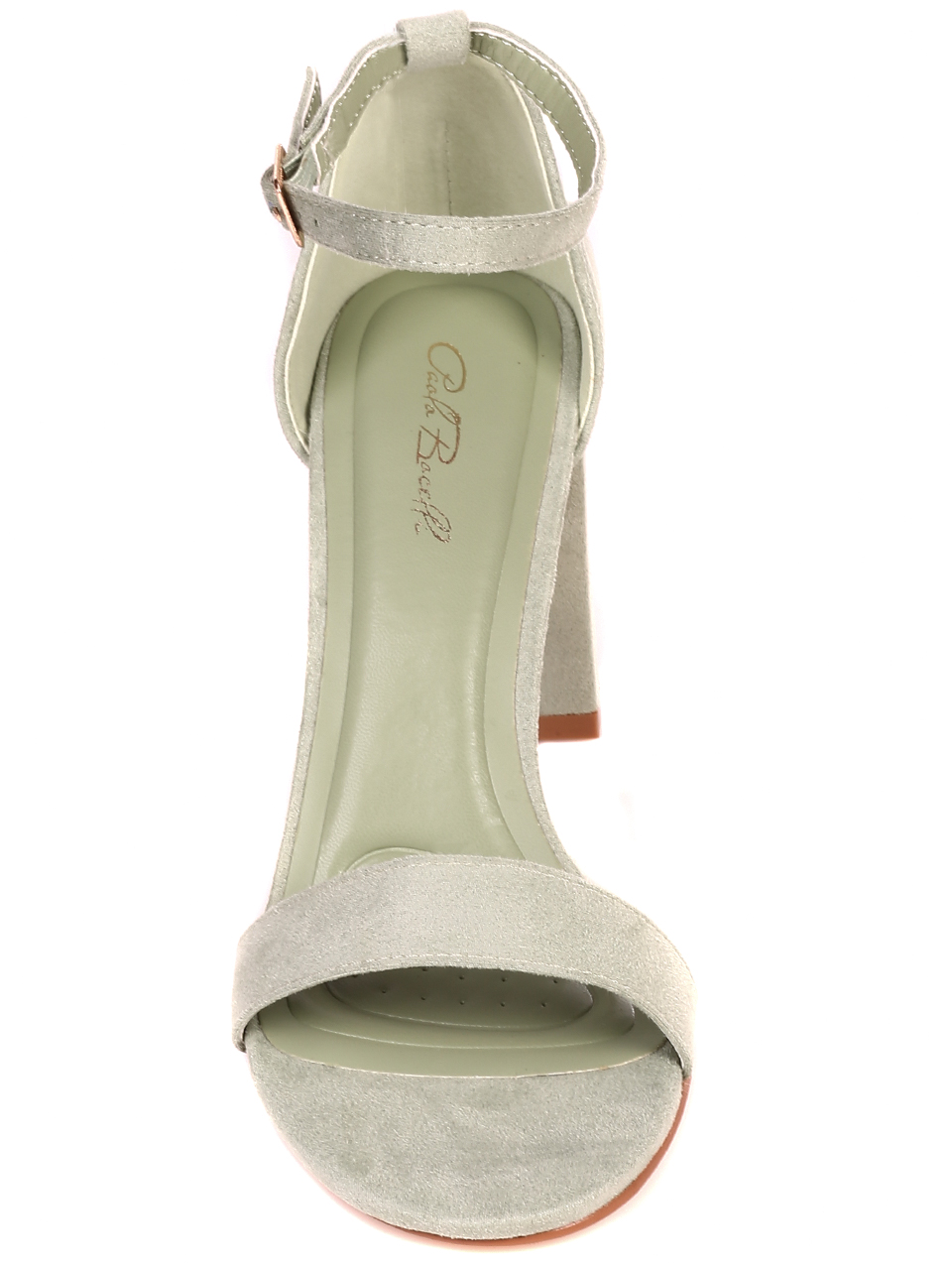Елегантни дамски сандали на ток 4M-21074 green