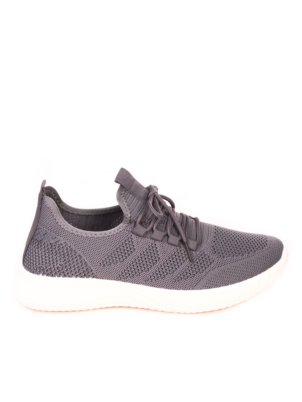 Ежедневни мъжки обувки в сиво 7H-21262 grey