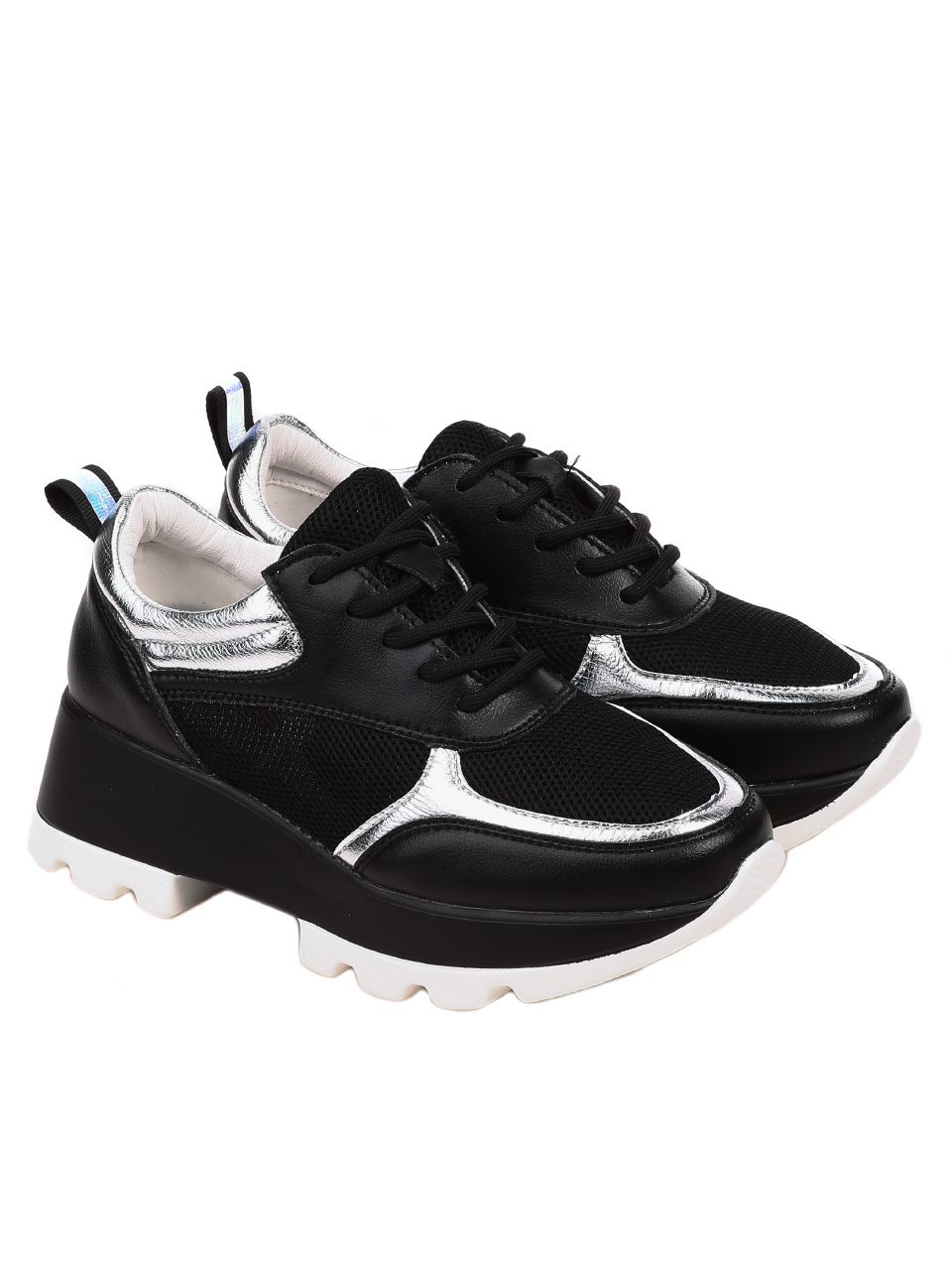 Ежедневни дамски обувки в черно 3P-21087 black