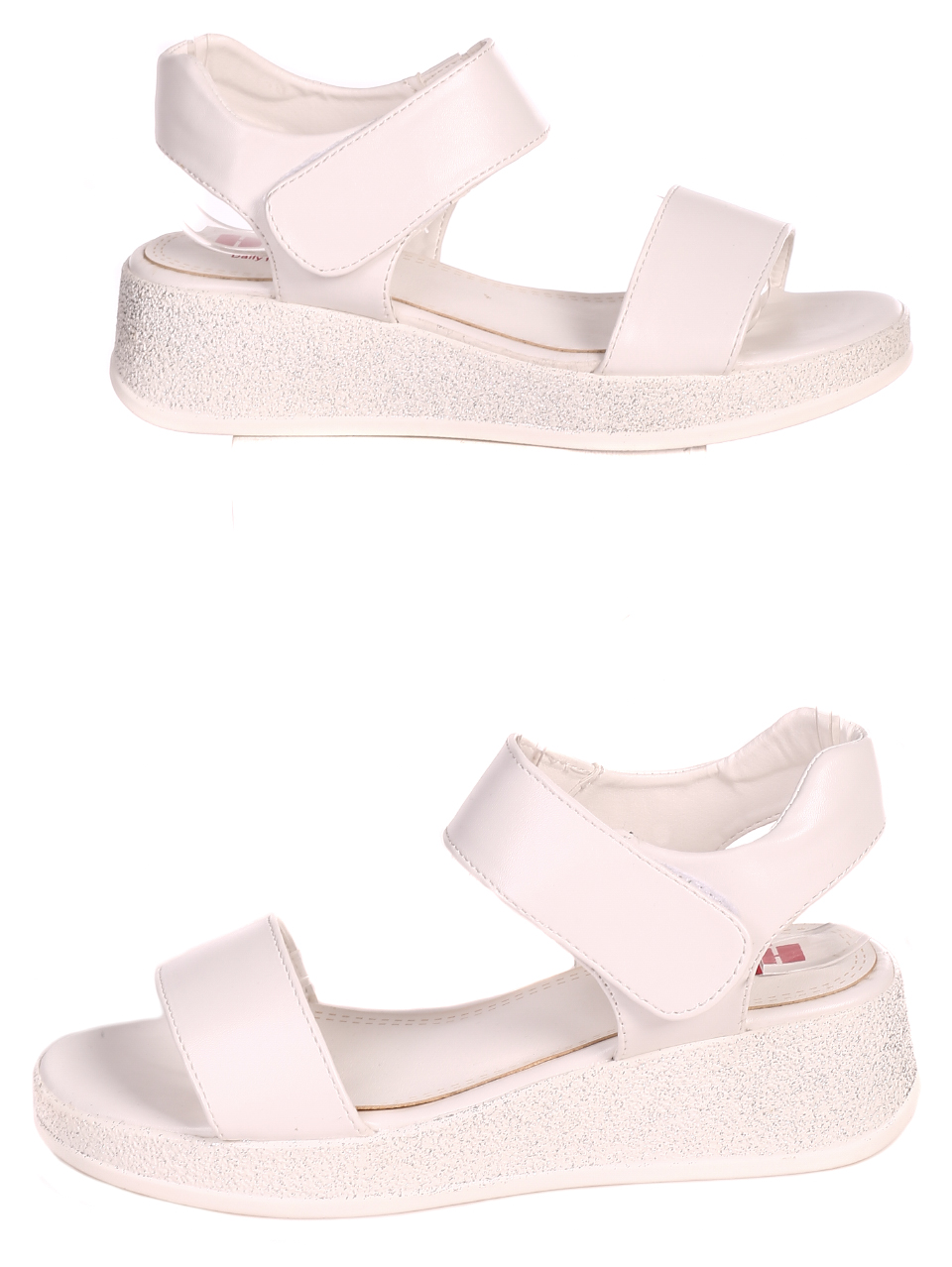 Ежедневни дамски сандали в бяло 4P-21090 white