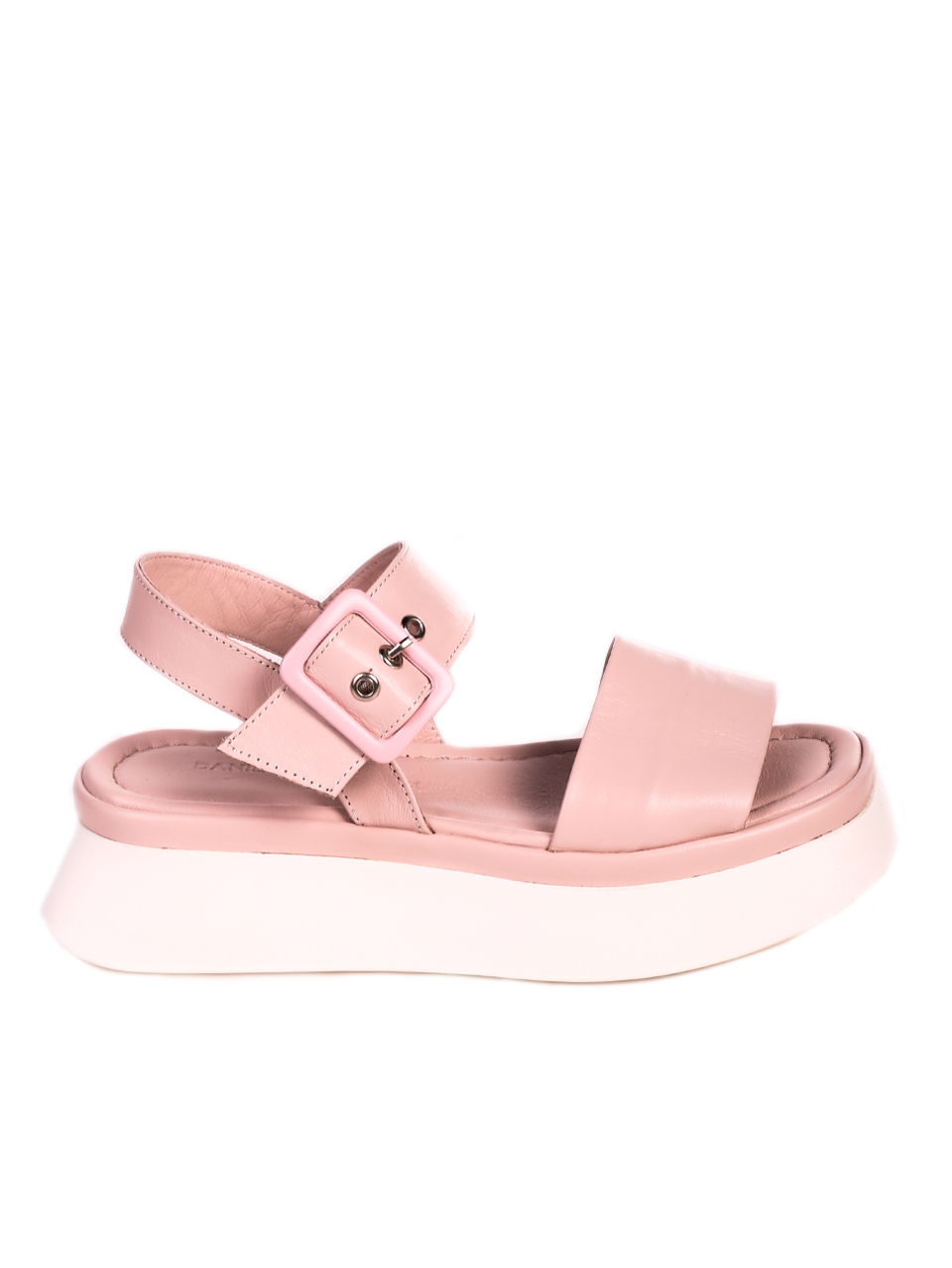 Ежедневни дамски сандали от естествена кожа 4AT-21324 pink