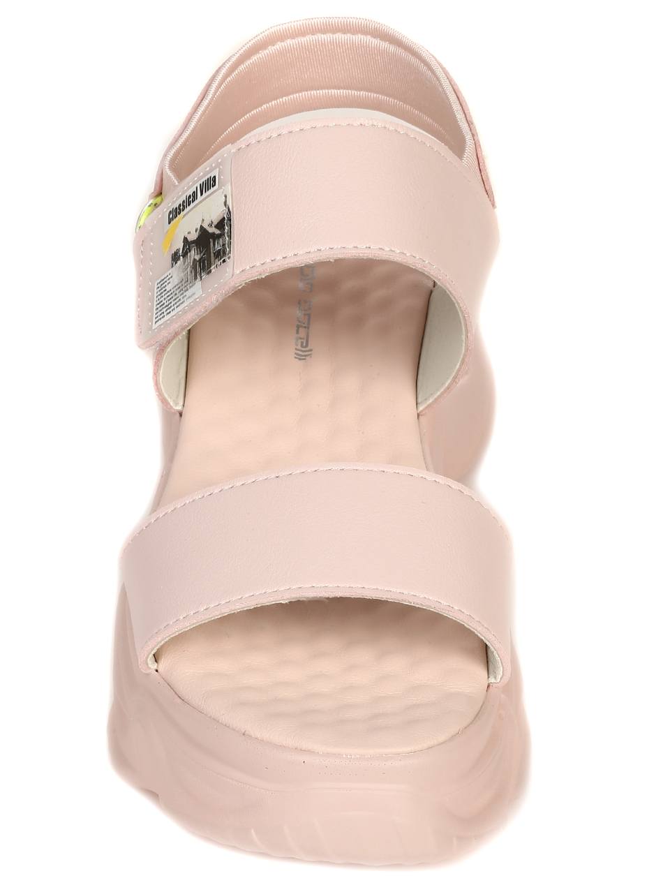 Ежедневни дамски сандали на платформа в розово 4D-21186 pink