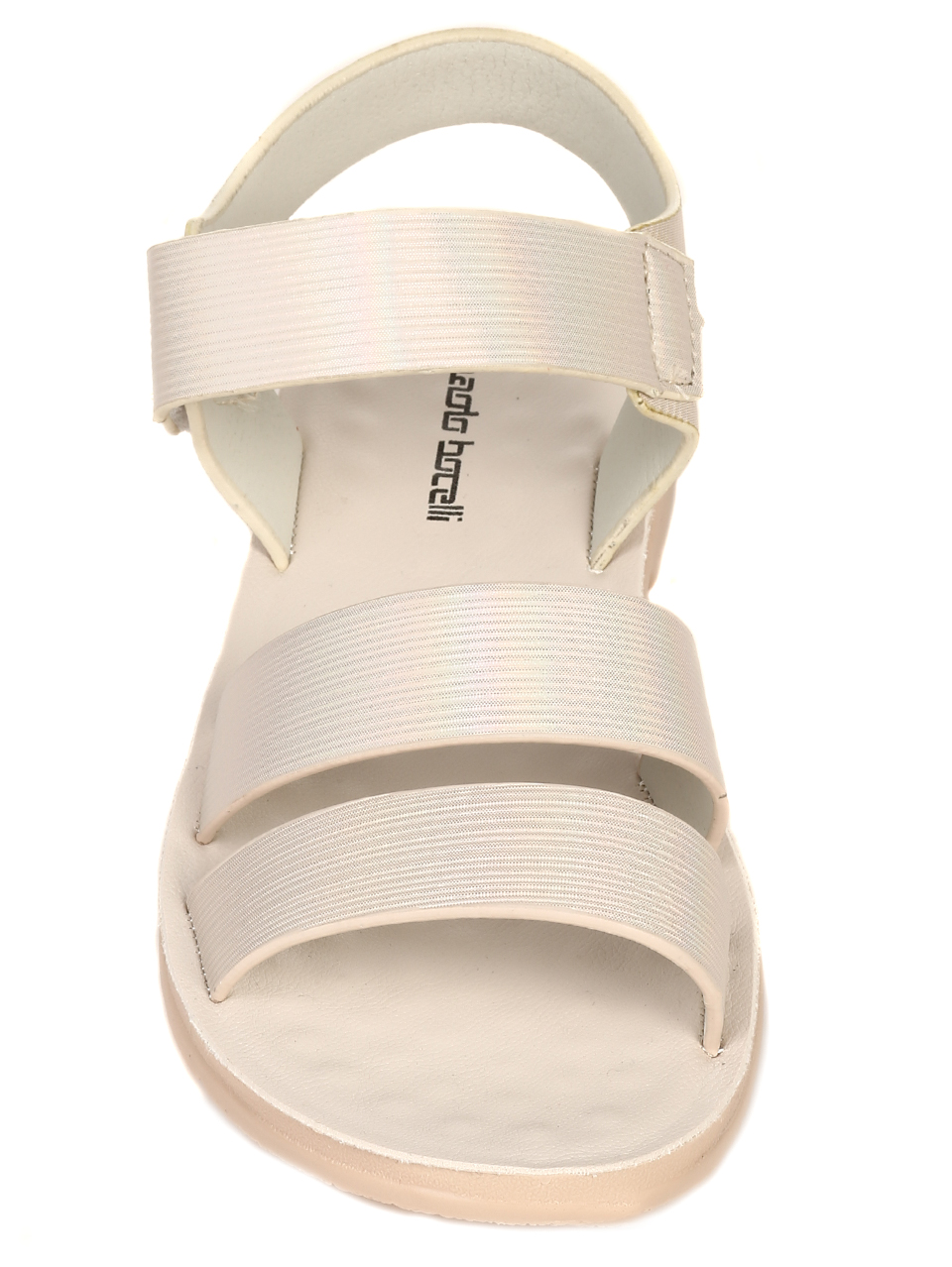 Ежедневни дамски равни сандали в бежово 4D-21188 beige