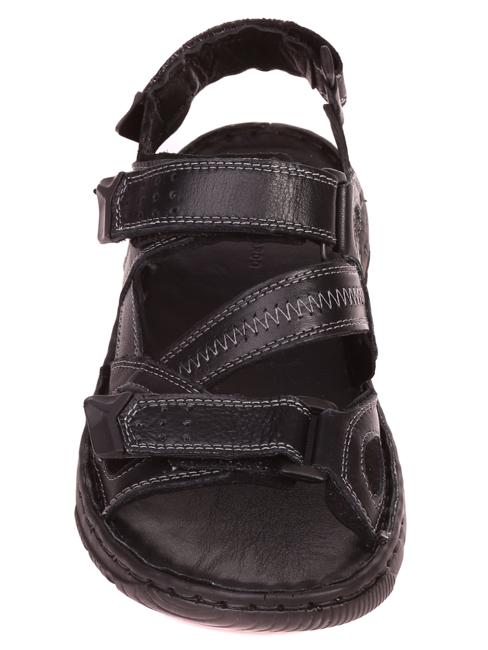 Ежедневни мъжки сандали от естествена кожа 8AT-21332 black