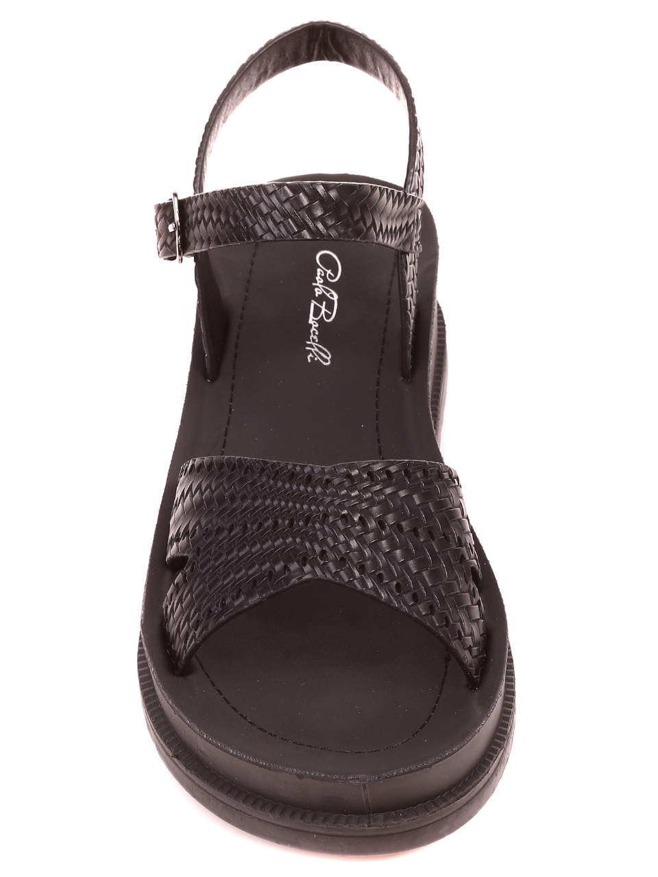 Ежедневни дамски сандали на платформа е черно 4F-21204 black