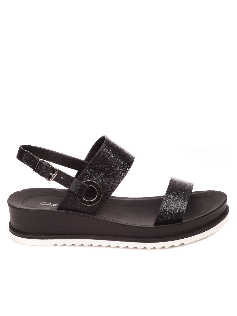 Ежедневни дамски сандали на платформа 4F-21208 black