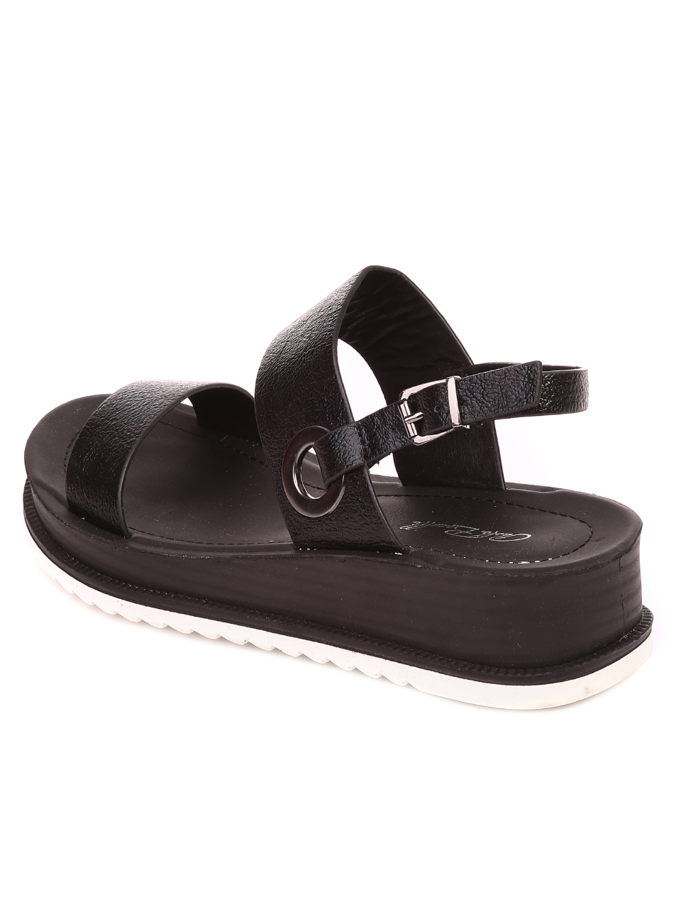 Ежедневни дамски сандали на платформа 4F-21208 black