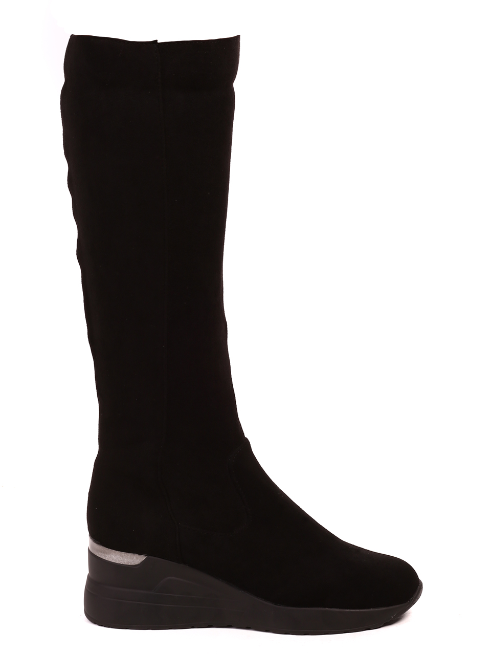 Ежедневни дамски ботуши в черно 1M-21546 black