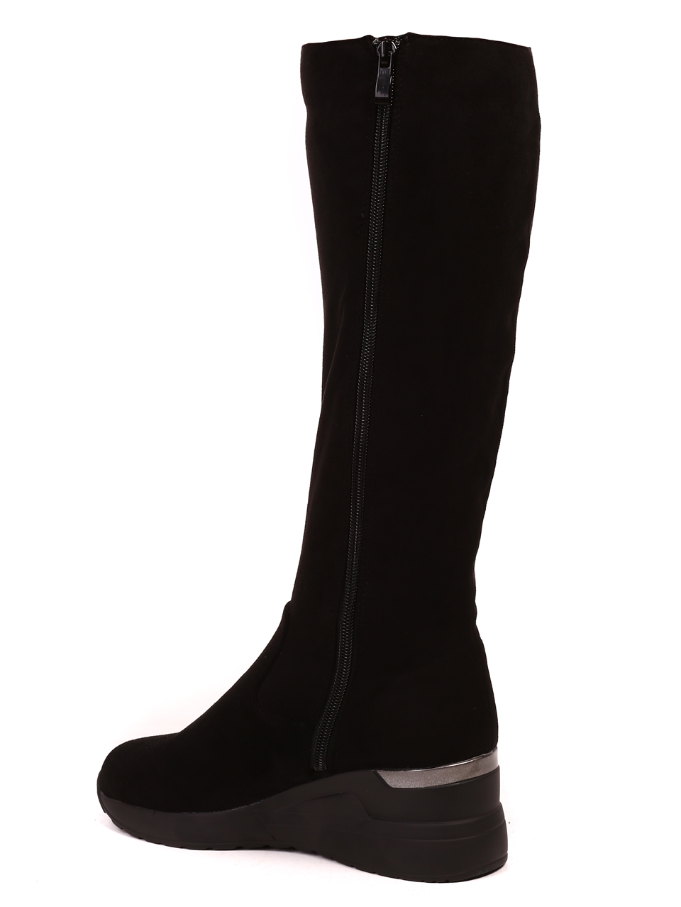 Ежедневни дамски ботуши в черно 1M-21546 black