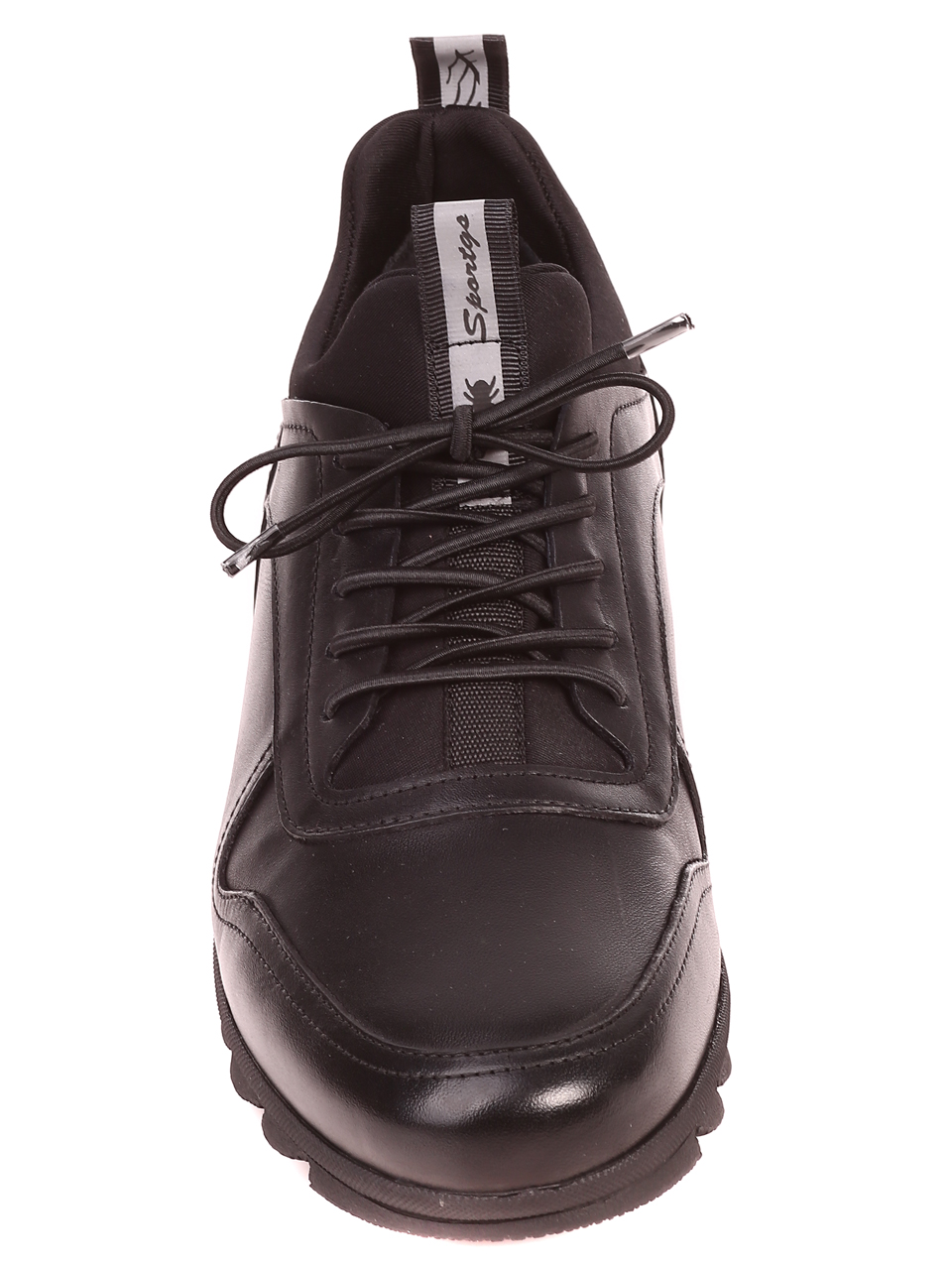 Ежедневни мъжки обувки от естествена кожа 7AT-21871 black