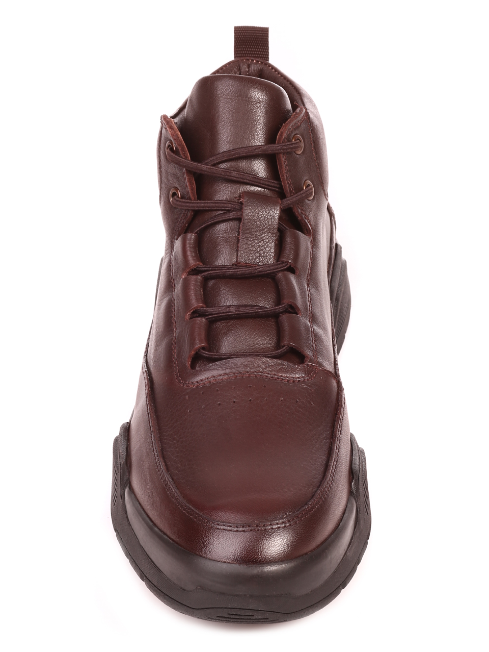Ежедневни мъжки боти от естествена кожа 6AT-21863 brown