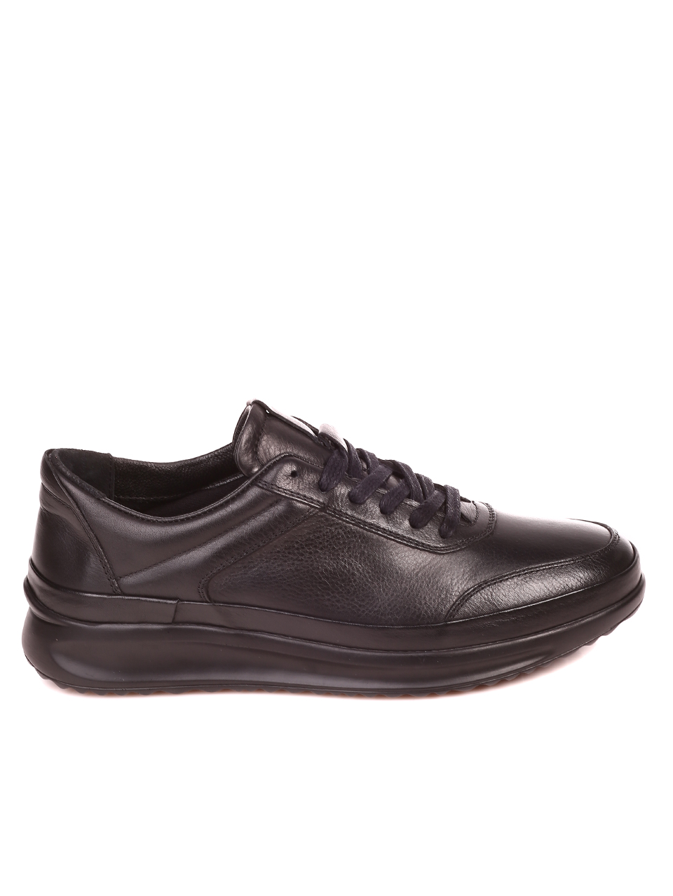 Ежедневни мъжки обувки от естествена кожа 7AT-21849 black