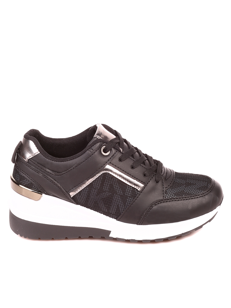 Ежедневни дамски обувки в черно 3U-21504 black