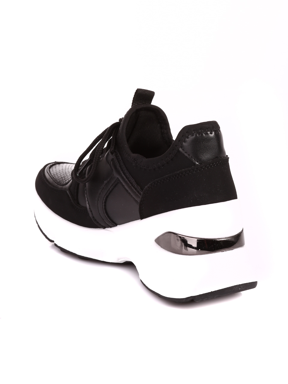 Ежедневни дамски обувки в черно 3U-21597 black-20549