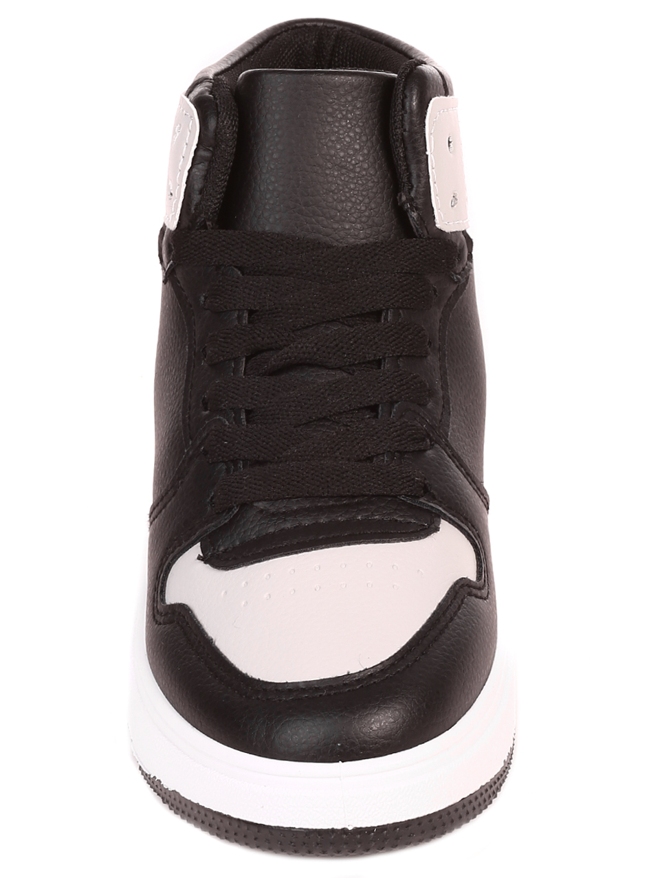 Ежедневни юношески кецове в черно и сиво 13U-21523 black/grey