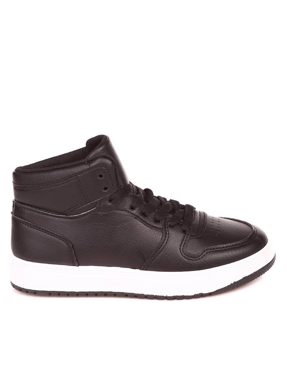Ежедневни юношески кецове в черно 13U-21523 all black 