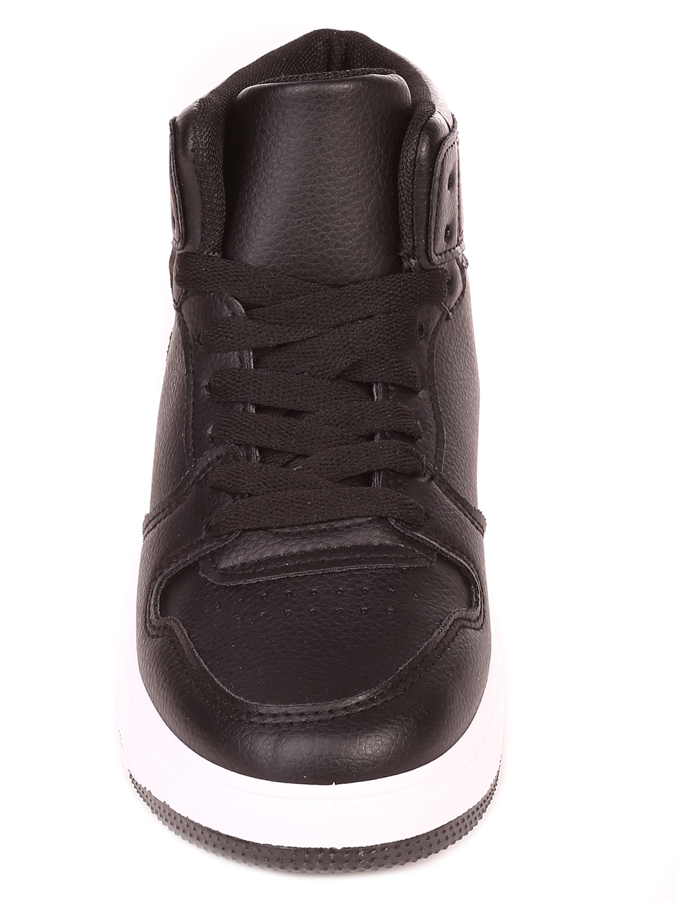 Ежедневни юношески кецове в черно 13U-21523 all black 