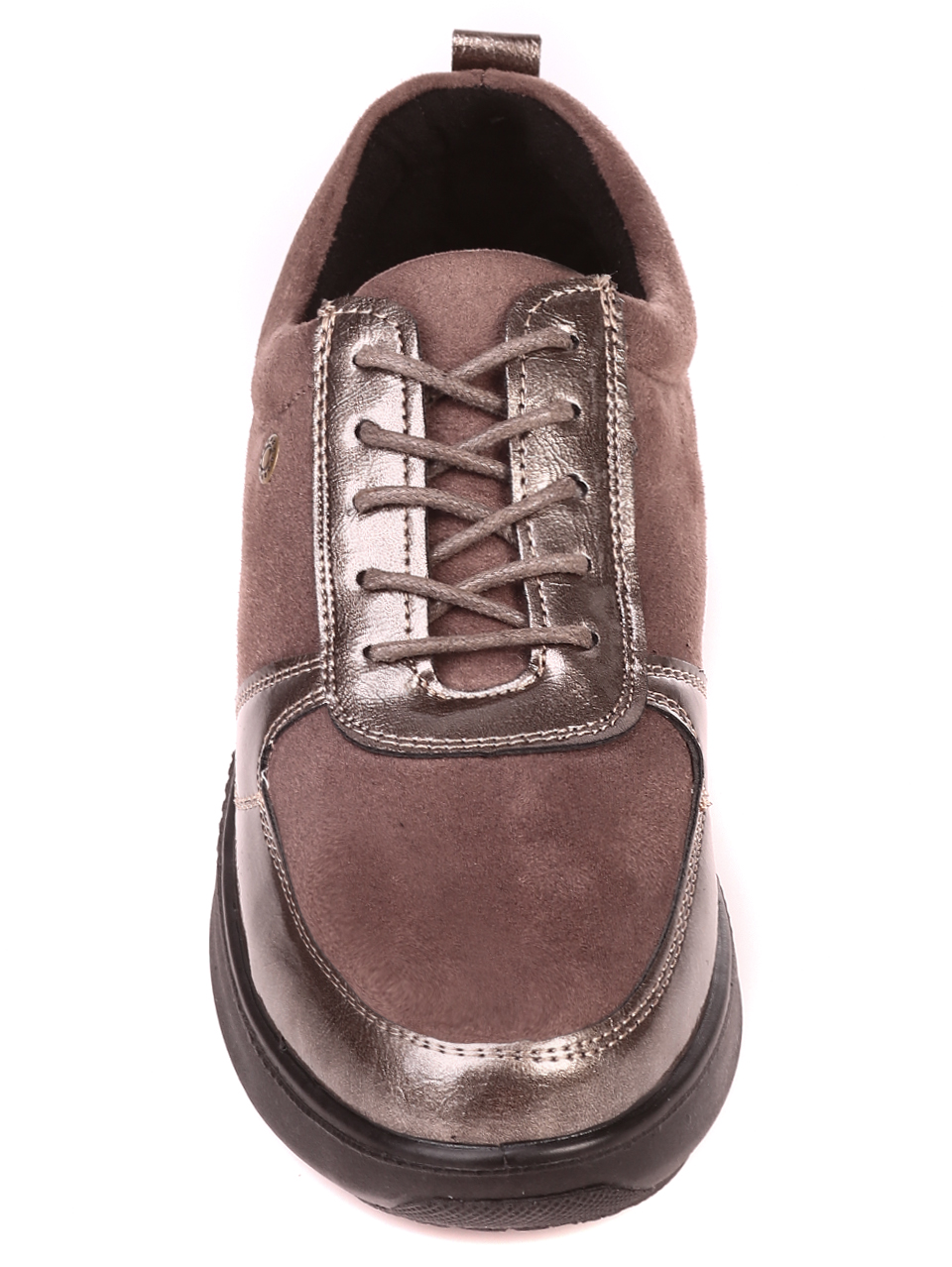 Ежедневни дамски обувки в кафяво 3C-21641 taupe/brown
