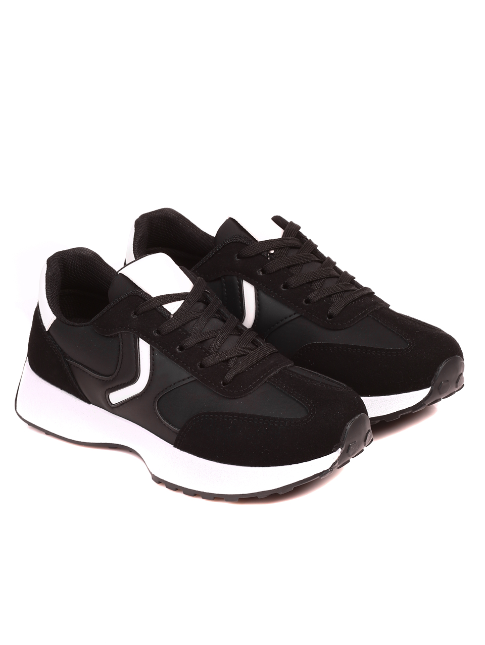 Ежедневни дамски обувки в черно 3U-21691 black