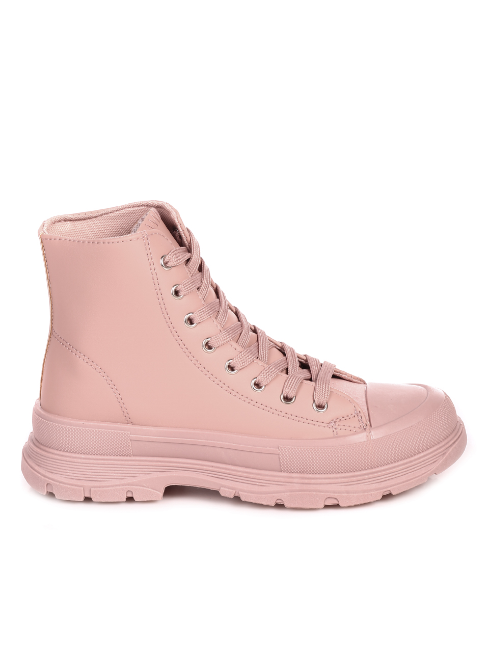 Ежедневни дамски боти в розово 2U-21505 pink