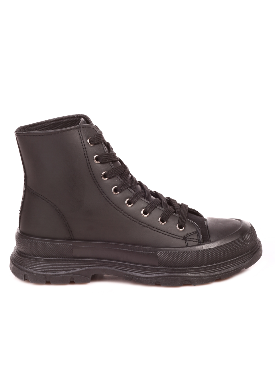 Ежедневни дамски боти в черно 2U-21505 black