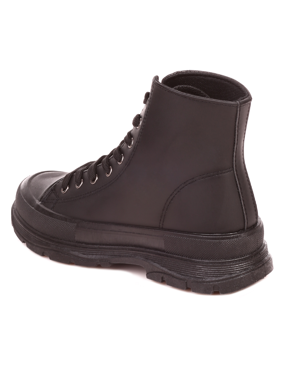 Ежедневни дамски боти в черно 2U-21505 black