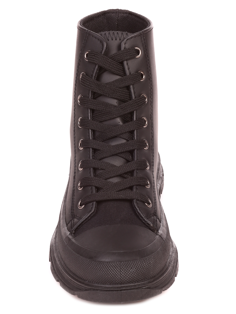 Ежедневни дамски боти в черно 2U-21505 black