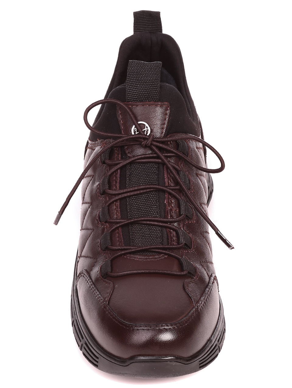 Ежедневни мъжки обувки от естествена кожа 7AT-21854 brown