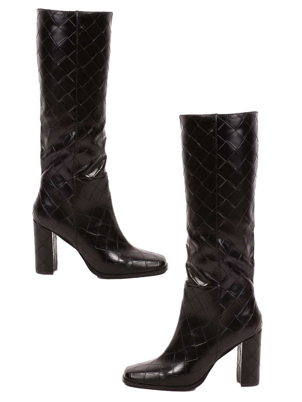 Елегантни дамски ботуши в черно 1M-21530 black