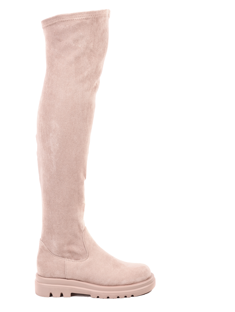 Ежедневни дамски ботуши в бежово 1M-21533 beige