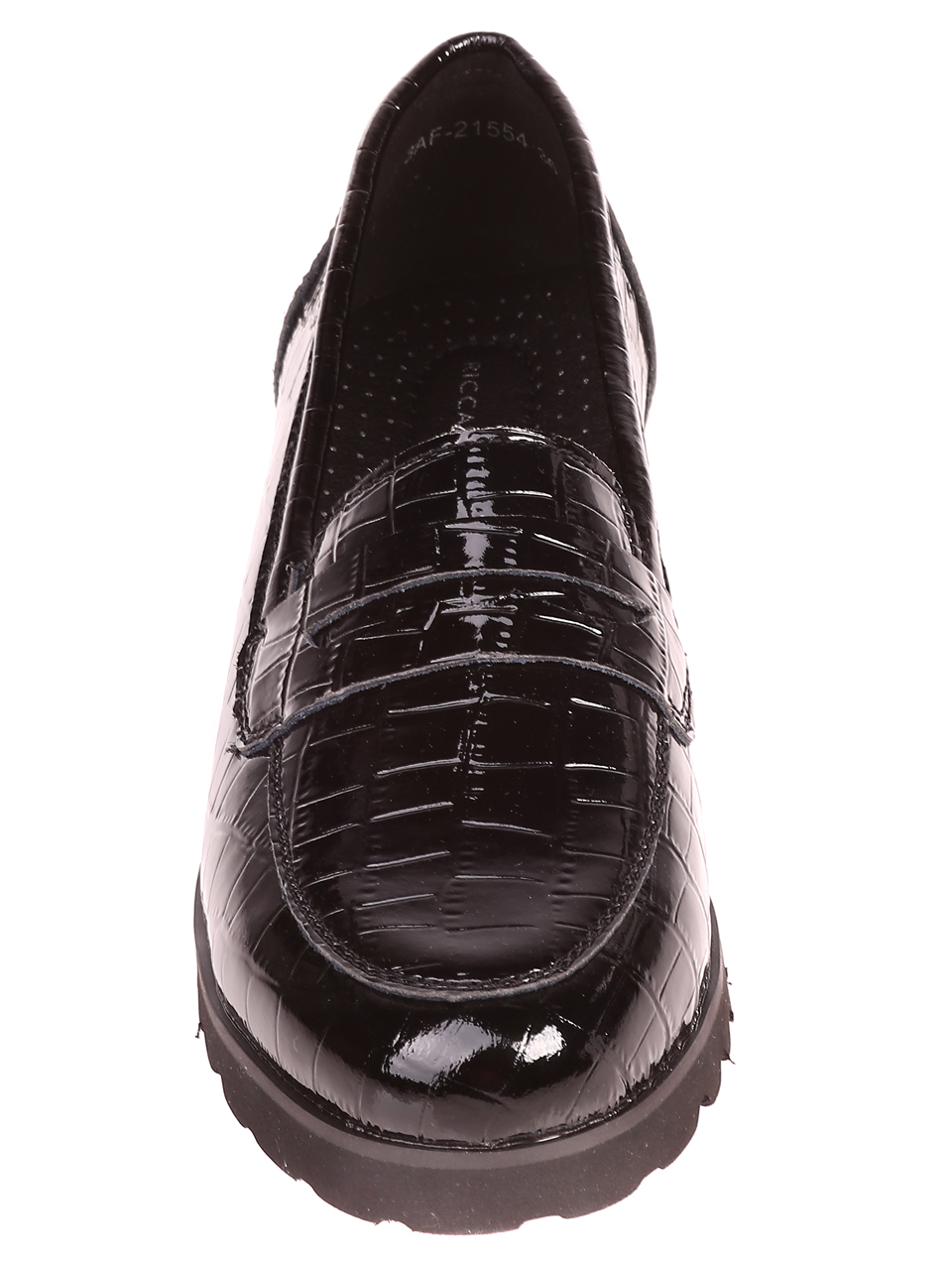 Дамаски лачени мкоасини в черно 3AF-21554 black patent