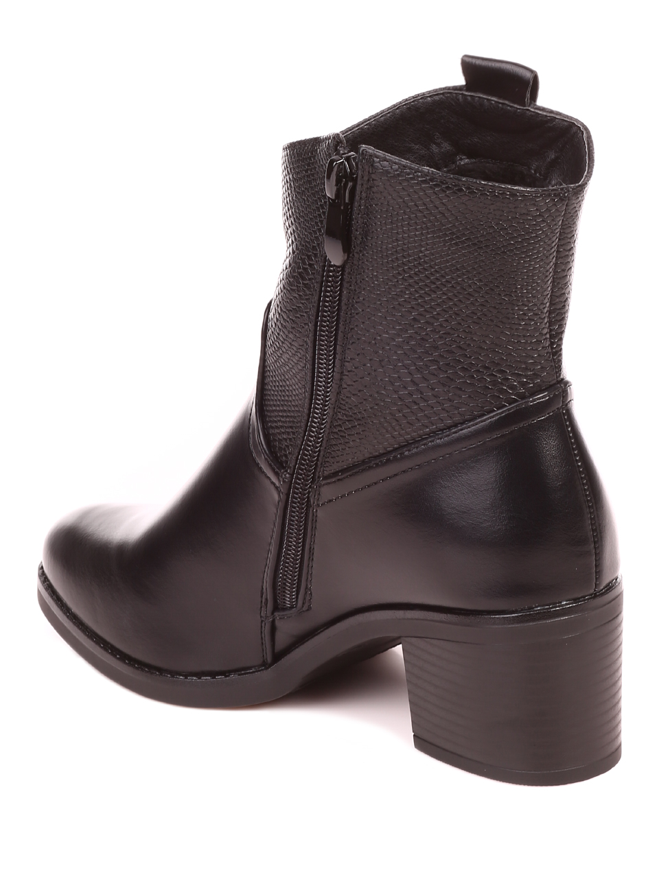 Ежедневни дамски боти в черно 2R-21610 black
