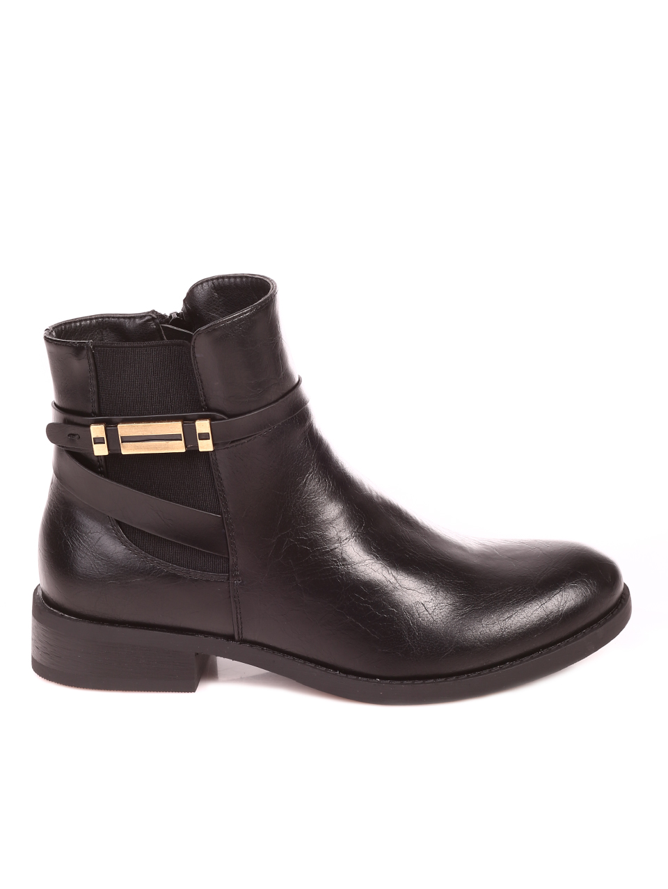 Ежедневни дамски боти в черно 2R-21616 black
