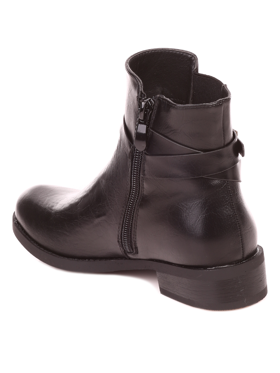 Ежедневни дамски боти в черно 2R-21616 black