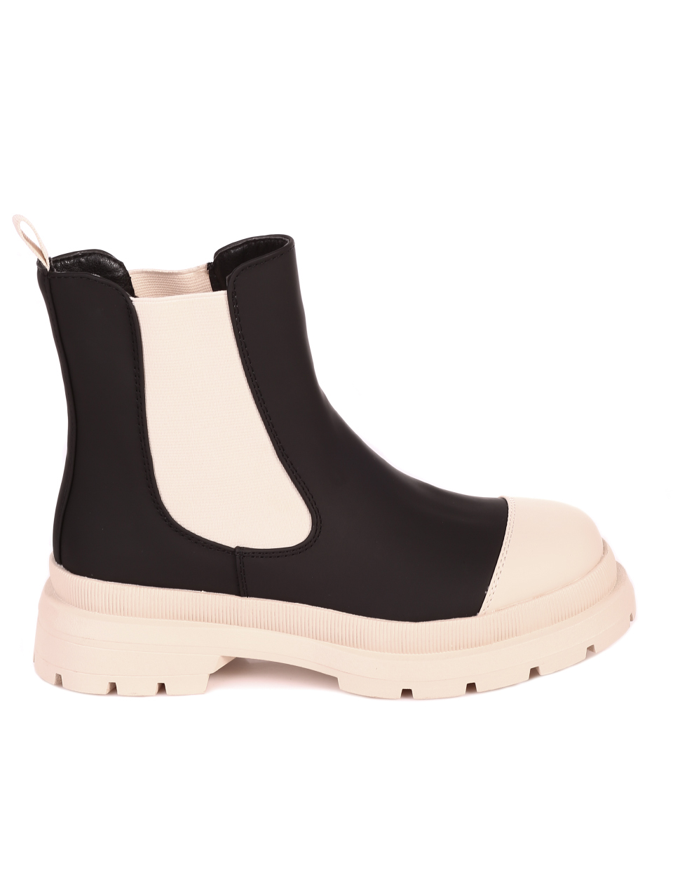 Ежедневни дамски боти в черно 2R-21623 black