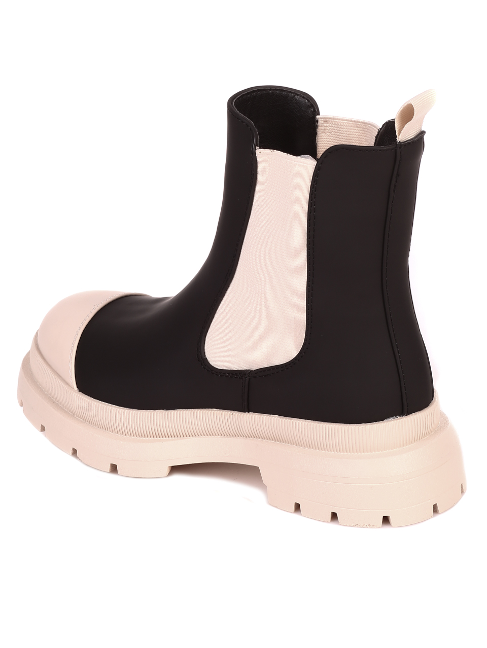Ежедневни дамски боти в черно 2R-21623 black
