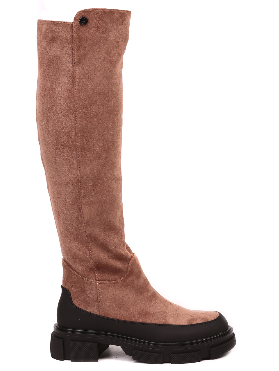 Ежедневни дамски ботуши в бежово 1S-21710 beige