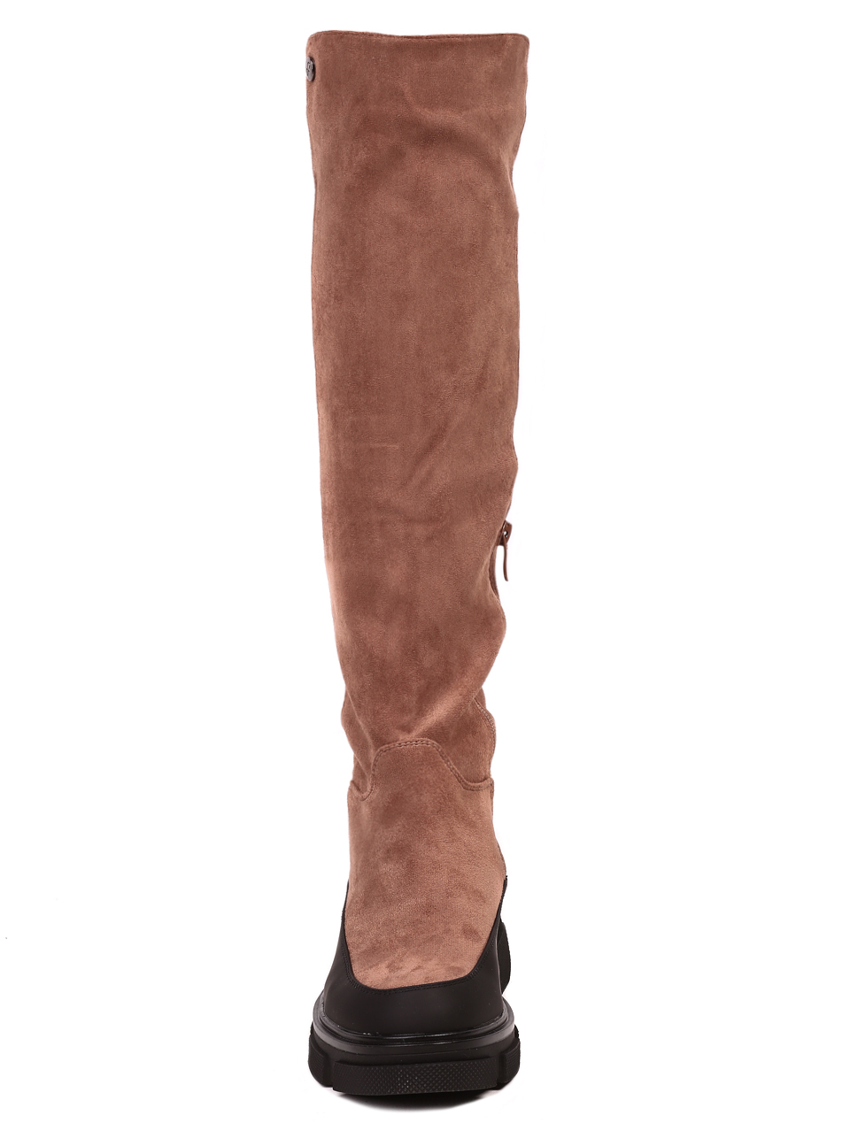 Ежедневни дамски ботуши в бежово 1S-21710 beige