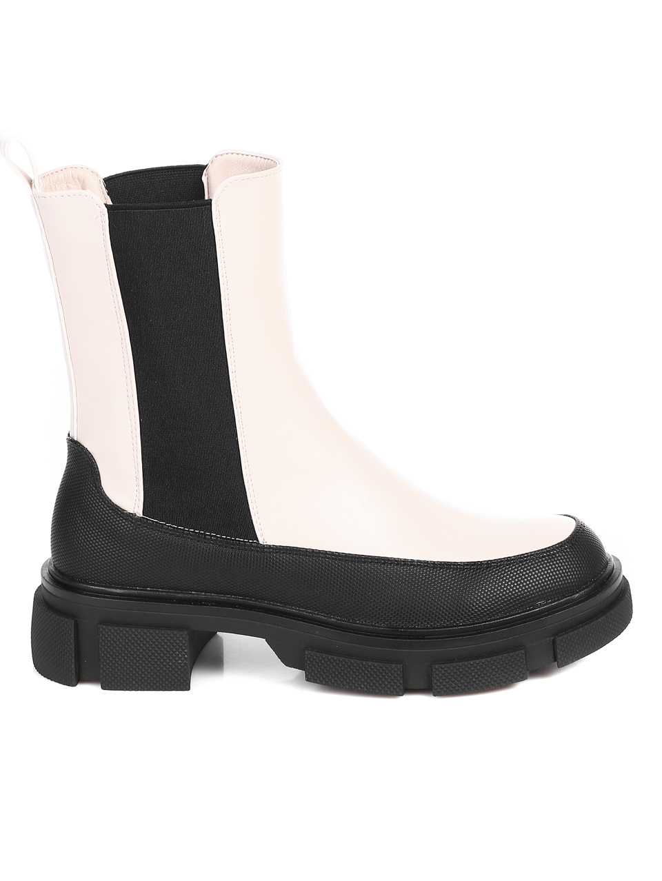 Ежедневни дамски боти в бежово 2S-21715 beige