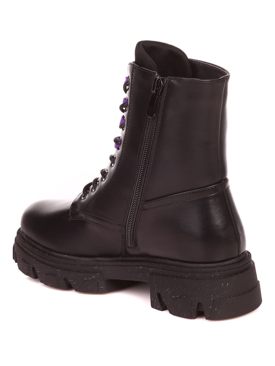 Ежедневни дамски боти в черно 2R-21620 black