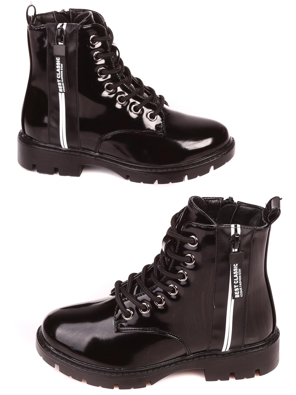 Ежедневни детски боти в черно 19R-21631 black