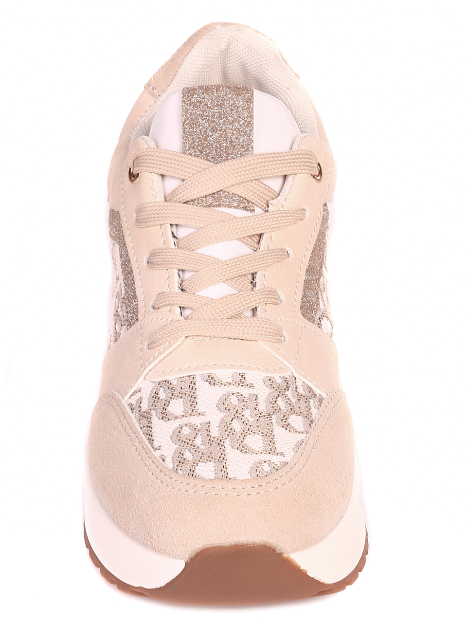 Ежедневни дамски обувки в бежово 3U-21508 beige