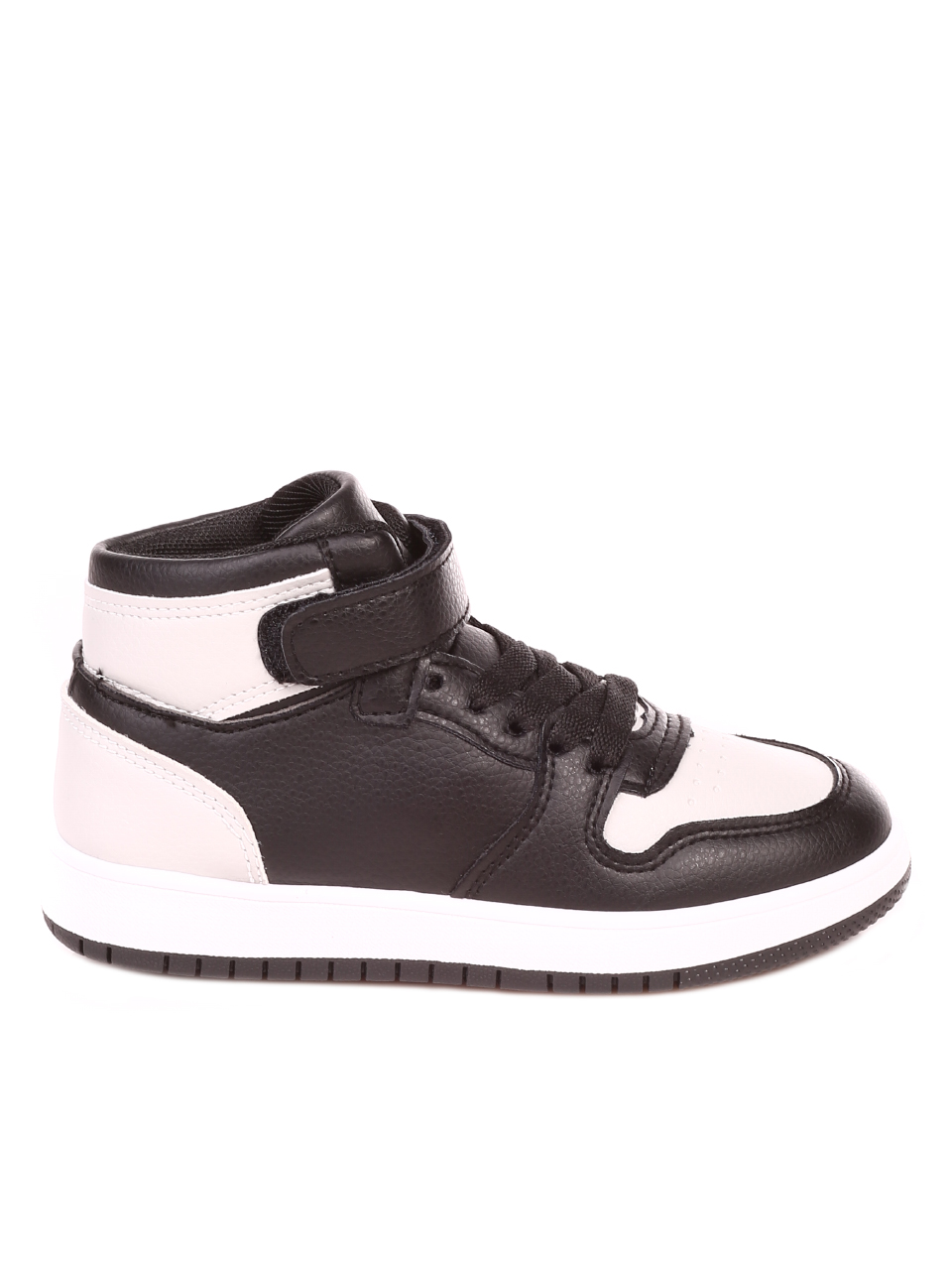 Ежедневни детски кецове в черно и сиво 19U-21524 black/grey