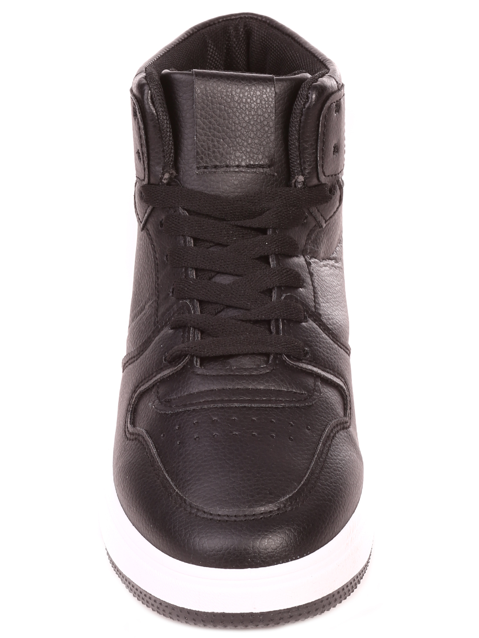Ежедневни мъжки боти, тип кец, в черно 6U-21520 all black