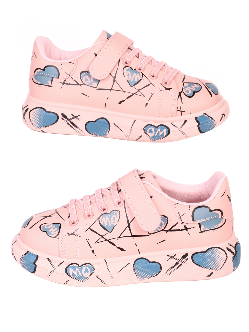 Ежедневни детски обувки в розово 18U-21692 pink