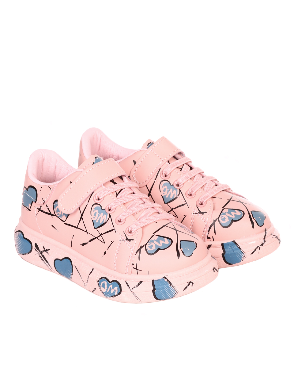 Ежедневни детски обувки в розово 18U-21692 pink