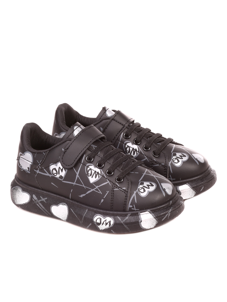 Ежедневни детски обувки в черно 18U-21692 black