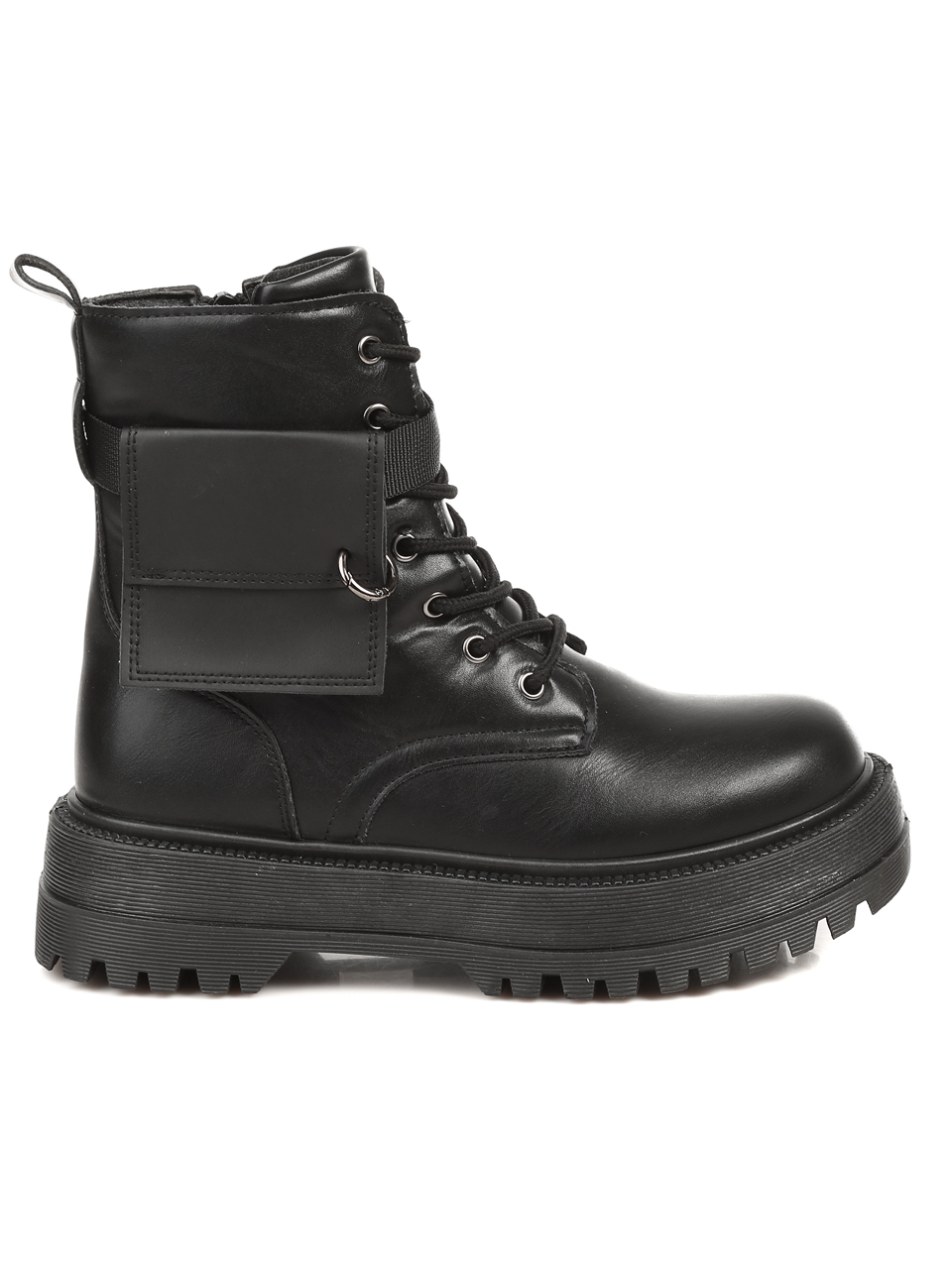 Ежедневни дамски боти в черно 2U-21517 black