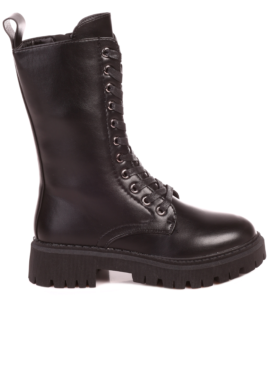 Ежедневни дамски боти в черно 2P-21680 black